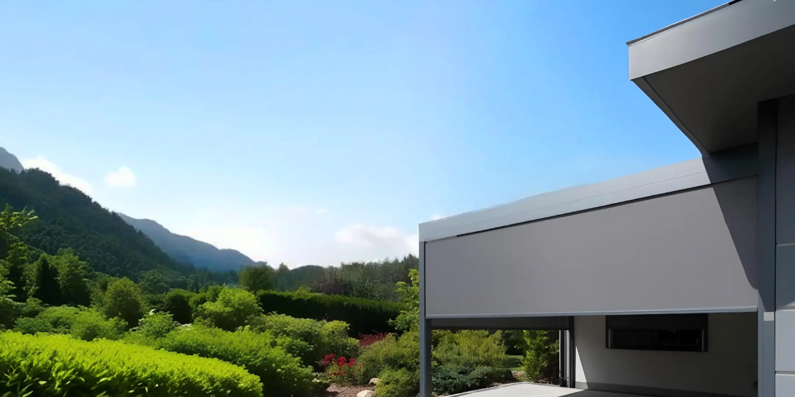 Smart pergola by Al Zhbya International in Qatar
