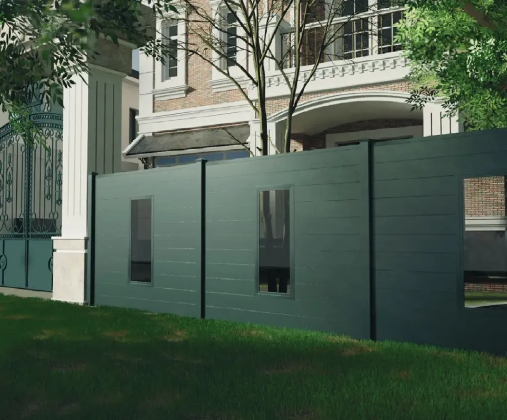 F101 A+ Aluminum Privacy Wall